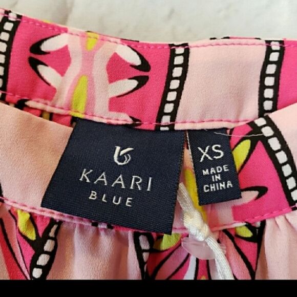 KAARI BLUE Cold-shoulder Boho Top XS - Picture 6 of 10